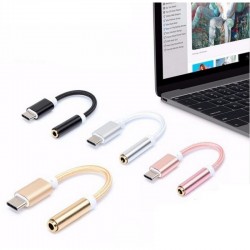 Cablu USB Tip C - Jack 3,5 Mama, Auxiliar Cablu USB Tip C - Jack 3,5 Mama, Auxiliar