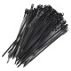 Colier de Plastic Negru 5 x 150mm, cu Cap Montabil - 100b/Set