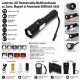 Lanterna LED Reincarcabila 4 LED-uri 6000mAh cu Powerbank, Magnet si Zoom DALBI