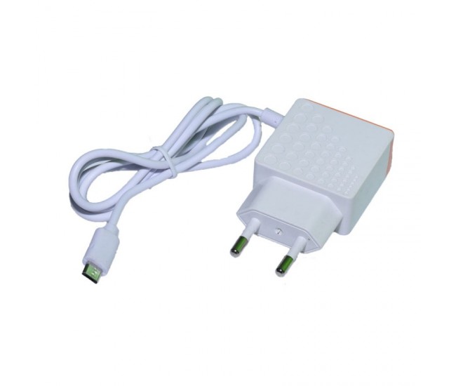 Incarcator Retea 220V - 2 x USB + Micro Usb 3,1A