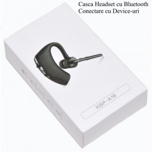 Casca Headset Wireless Bluetooth - KBP-A16