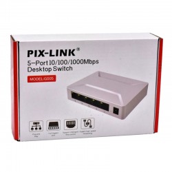 Switch Gigabit 5 Porturi 10/100/1000Mbps Pix-Link GS05 Switch Gigabit 5 Porturi 10/100/1000Mbps Pix-Link GS05