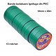 Banda Izolier Verde 19mm x 20m - Set/10buc