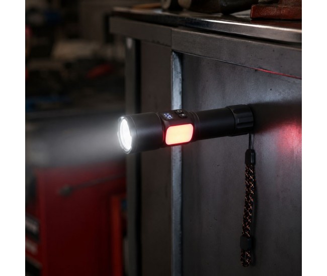 Lanterna LED Reincarcabila 4 LED-uri 6000mAh cu Powerbank, Magnet si Zoom DALBI