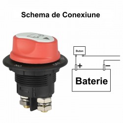 Intrerupator General Baterie Auto 200A/32VDC Intrerupator General Baterie Auto 200A/32VDC