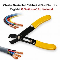 Cleste Dezizolat Cabluri si Fire Electrice Reglabil 0.5–6 mm² Profesional