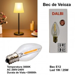 Bec de Veioza cu Led 1W / E12 Bec de Veioza cu Led 1W / E12