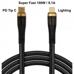 Cablu PD 9,1A Incarcare Rapida IOS - Tip C / CA-8814 Cablu PD 9,1A Incarcare Rapida IOS - Tip C / CA-8814