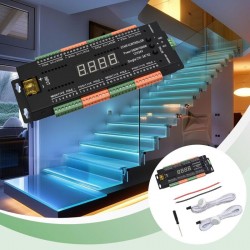 Controler Inteligent de Lumini pentru Scara Interioara / 32 Canale - STC002 Controler Inteligent de Lumini pentru Scara Interioara / 32 Canale - STC002