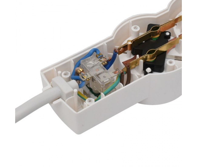 Prelungitor Electric cu Intrerupator, 3 Prize si Protectie Copii, Cablu 3x1mm / 1,5m