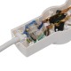 Prelungitor Electric cu Intrerupator, 3 Prize si Protectie Copii, Cablu 3x1mm / 1,5m