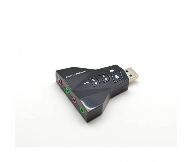 Placa de Sunet pe USB , Dubla 7 in 1