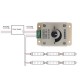 Dimmer Manual Led Monocolor 12V-24V/8A