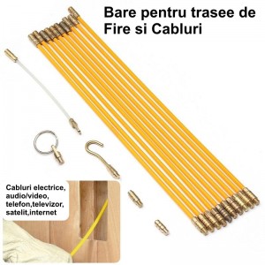 Bara din Fibra de Sticla pentru Cabluri/10m x 0,4mm