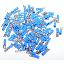 Papuc Electric Albastru Mama 4,8mm ,100buc/set Papuc Electric Albastru Mama 4,8mm ,100buc/set