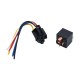 Releu Auto 12V 40A cu 5 Pini, Soclu si Fire de 16 cm