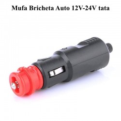 Mufa Bricheta Auto Tata 12-24V  CAR-1204 Mufa Bricheta Auto Tata 12-24V  CAR-1204