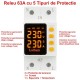 Releu Electronic de Protectie reglabil 1-63A la Supratensiune, Subtensiune si Supracurent Dalbi AVR-63