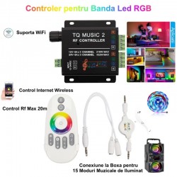 Controler Led RGB - TQ Music 2 RF + Wifi Controler Led RGB - TQ Music 2 RF + Wifi