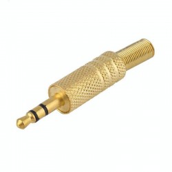 Mufa Jack 3,5 Tata Stereo Auriu Mufa Jack 3,5 Tata Stereo Auriu