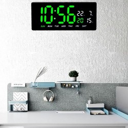 Ceas cu Led Verde-Alb JH-3604 / Alarma, Calendar, Temperatura Ceas cu Led Verde-Alb JH-3604 / Alarma, Calendar, Temperatura