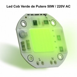 Pastila Led Cob 50W cu Lumina Verde, 220V AC  / XSY-5454 Pastila Led Cob 50W cu Lumina Verde, 220V AC  / XSY-5454