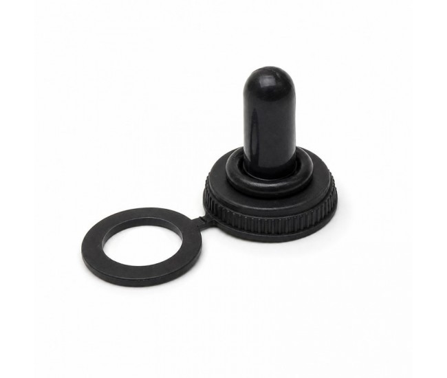 Capac de Protectie Negru pentru Intrerupator cu Maneta, cu Filet Metalic