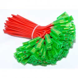 Papuc Electric 6,3mm Mama cu Fir 100buc/set Papuc Electric 6,3mm Mama cu Fir 100buc/set