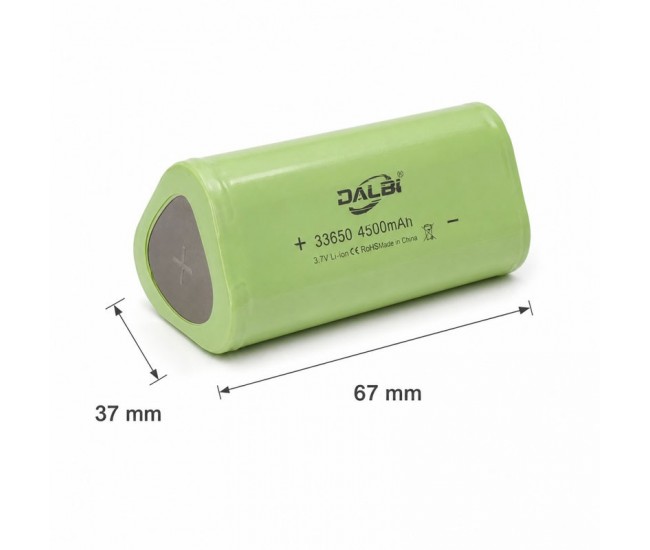 Acumulator Li-ion 33650 3.7V 4500mAh cu 3 Celule 18650