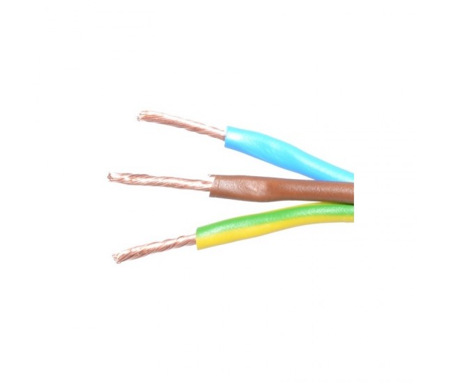 Cablu Electric Litat MYYM Alb 3x2,5mm/100ml