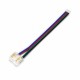 Conector Banda LED COB RGB 12mm 5 Pini cu Cablu 10cm Set 10 Buc YOA5P-12-1 DALBI