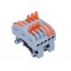 Conector de Șina 5 Poli Cap Dublu PCT-225