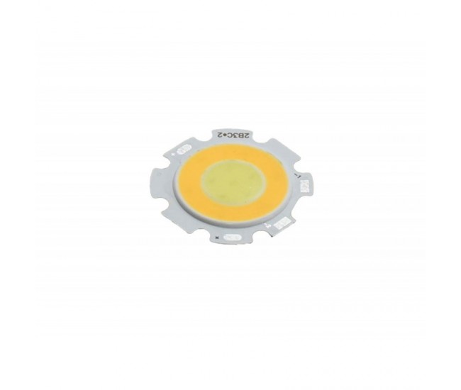 Led Cob 28mm - 7W, Lumina Cald/Rece