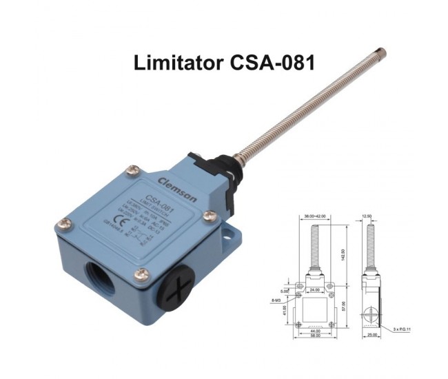 Limitator de Cursa cu Arc Metalic CSA-081