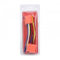 Set 2 Socluri Ceramice pentru Relee Auto cu 5 Pini si Fire de 10 cm