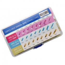 Conectori Waterproof Termocontractabili pentru Fire AWG / 120buc/Set Conectori Waterproof Termocontractabili pentru Fire AWG / 120buc/Set