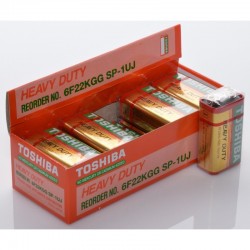 Baterie Toshiba Heavy-Duty 9V-F22, 10Buc/Cut Baterie Toshiba Heavy-Duty 9V-F22, 10Buc/Cut