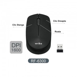 Mouse Optic Wireless RF - 6300 Weibo 1600DPI Mouse Optic Wireless RF - 6300 Weibo 1600DPI