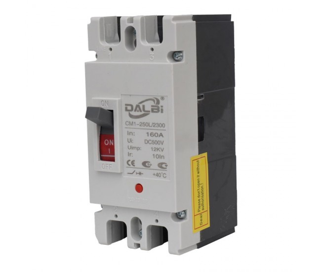 Intrerupator de Circuit Solar MCCB 2P-160A / 500V DC