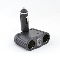 Spliter Bricheta Auto 2 Prize + USB  12V/24V-100W Spliter Bricheta Auto 2 Prize + USB  12V/24V-100W