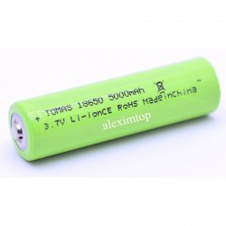 Acumulator Li-ion 3,7V - 5000mAh Tip Li-18650 Verde Acumulator Li-ion 3,7V - 5000mAh Tip Li-18650 Verde