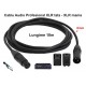 Cablu Audio XLR Tata-XLR Mama Prof - 6mm / 10m