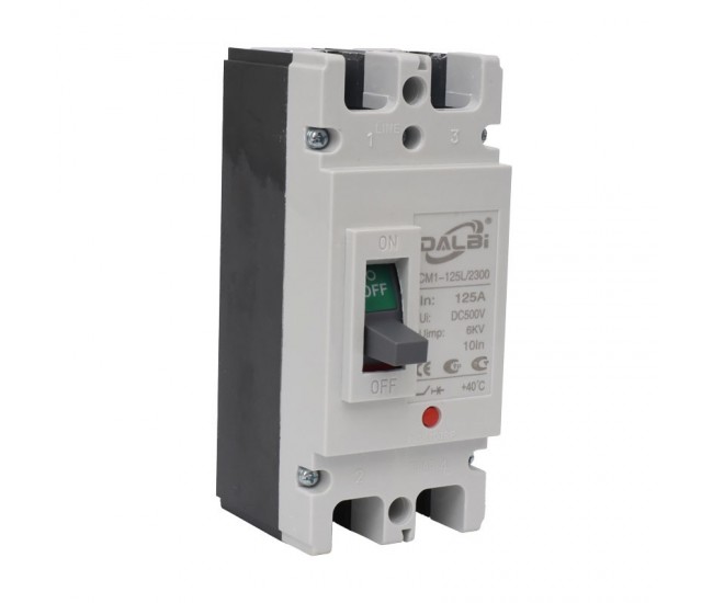 Intrerupator de Circuit Solar MCCB 2P-125A / 500V DC