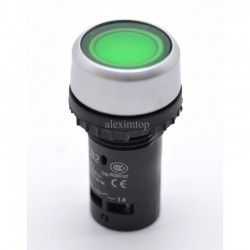 Buton Motor Push 22mm Verde EB2-01D Buton Motor Push 22mm Verde EB2-01D