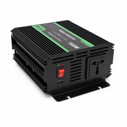 Invertor de Tensiune 1500W, 12V la 220V, Undă Sinusoidală Modificată, USB