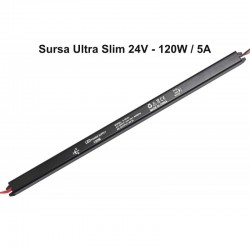 Sursa de Alimentare 24V-120W / 5A - Ultra Slim Black Sursa de Alimentare 24V-120W / 5A - Ultra Slim Black
