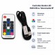 Controler USB pentru Banda LED RGB cu Telecomanda RF 17 Taste DALBI