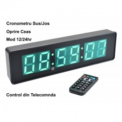 Ceas cu Cronometru si Led Verde JH120 Ceas cu Cronometru si Led Verde JH120