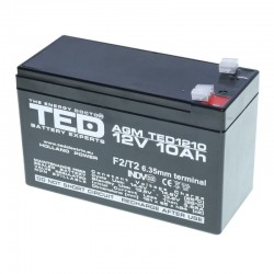 Acumulator Plumb - Acid 12V-10A TED Acumulator Plumb - Acid 12V-10A TED