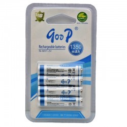 Acumulatori GooD R3 AAA / 1350mAh, Ni-Mh Set 4/Buc Acumulatori GooD R3 AAA / 1350mAh, Ni-Mh Set 4/Buc